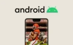 Android phone playing a live stream