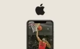 iPhone with a football game playing